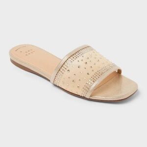 Womens Elain Sandal A New Day gold Size 9.5